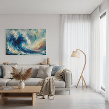 Load image into Gallery viewer, Blue Canvas Wall Art 

