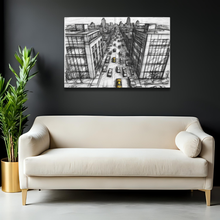 Load image into Gallery viewer, Downtown Lines Canvas Wall Art
