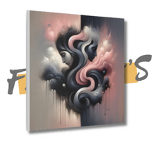 Load image into Gallery viewer, ‘Fractured Harmony" -Libra- Canvas Wall Art
