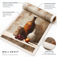 Load image into Gallery viewer, Amber Table Study Contemporary Neutral Brown Canvas Wall Art
