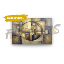 Load image into Gallery viewer, Celestial Forms Canvas Wall Art
