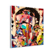 Load image into Gallery viewer, Abstract art painting with vibrant colors on a white background
