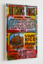 Load image into Gallery viewer, Vintage Houston Hutchins House Hotel Advertisement Print Canvas Wall Art
