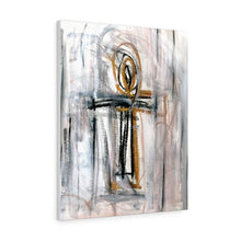 Load image into Gallery viewer, Life in Black and White Ankh Art

