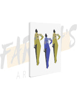 Load image into Gallery viewer, Three the Hardway Canvas Wall Art
