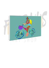 Load image into Gallery viewer, "Girl in Goa" Canvas Wall Art
