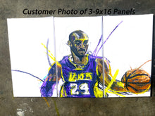 Load image into Gallery viewer, Kobe Bryant Expressive Drawing Canvas Wall Art
